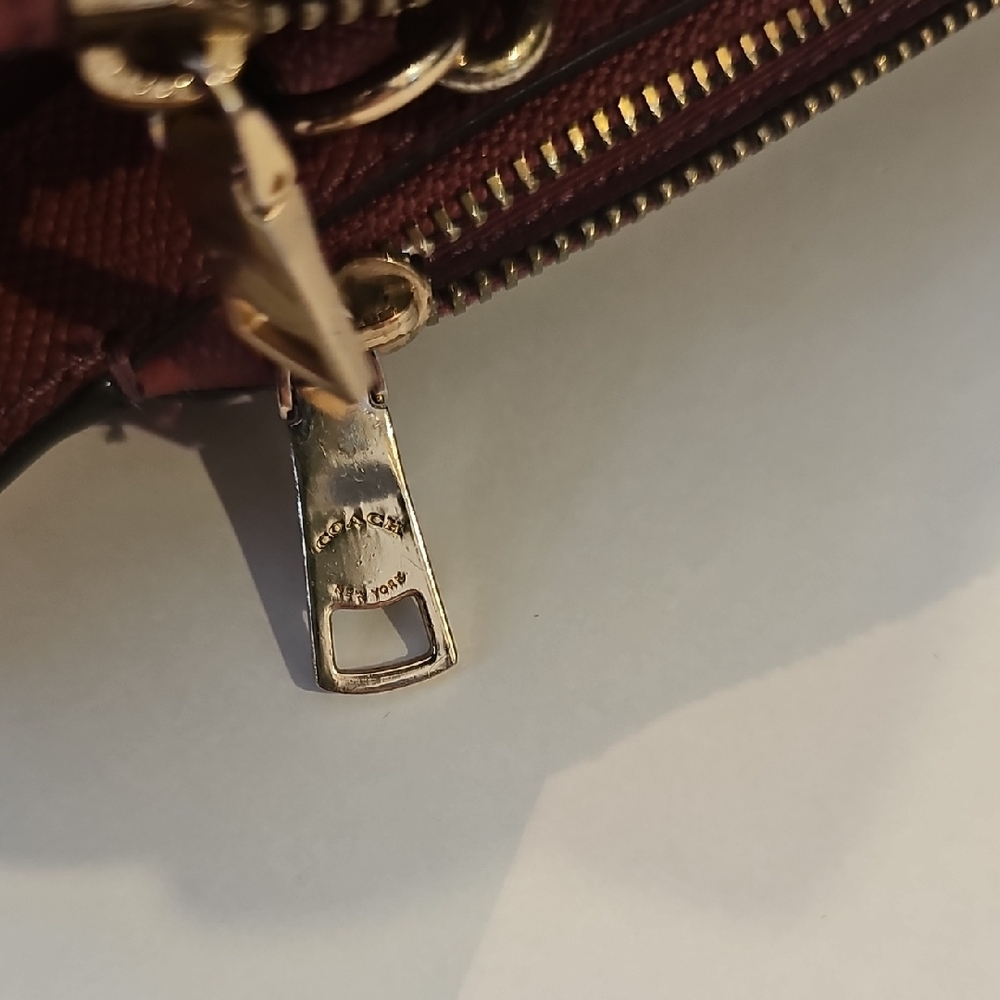 🍄 Coach Rose Leather Shoulder Bag - Picture 6 of 16